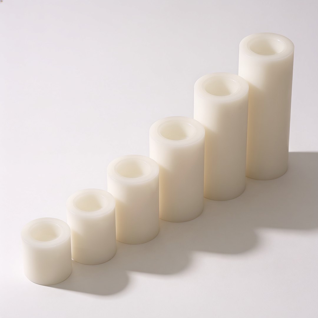 The six Lilianfeld holder sizes