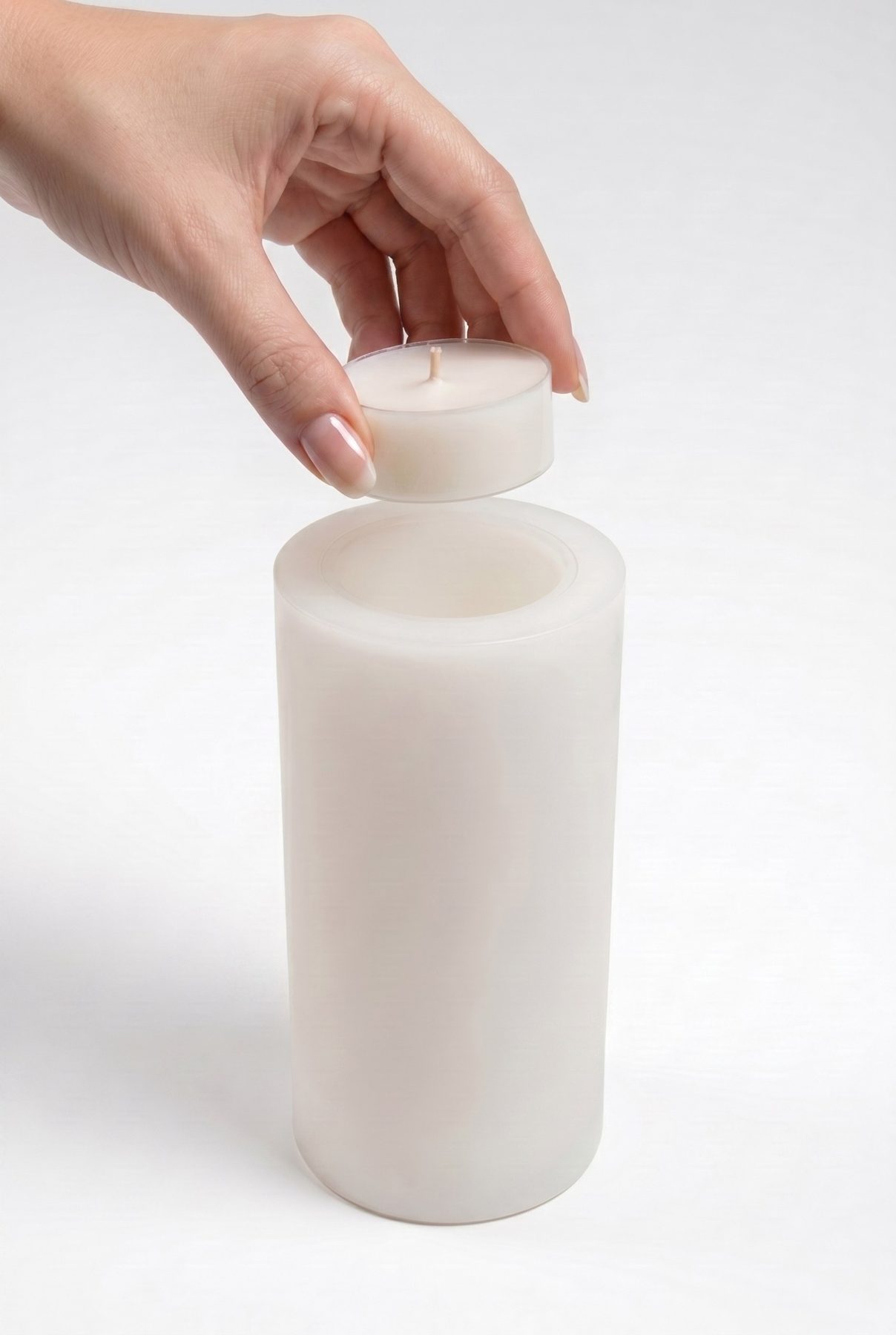 Placing the pod into the holder